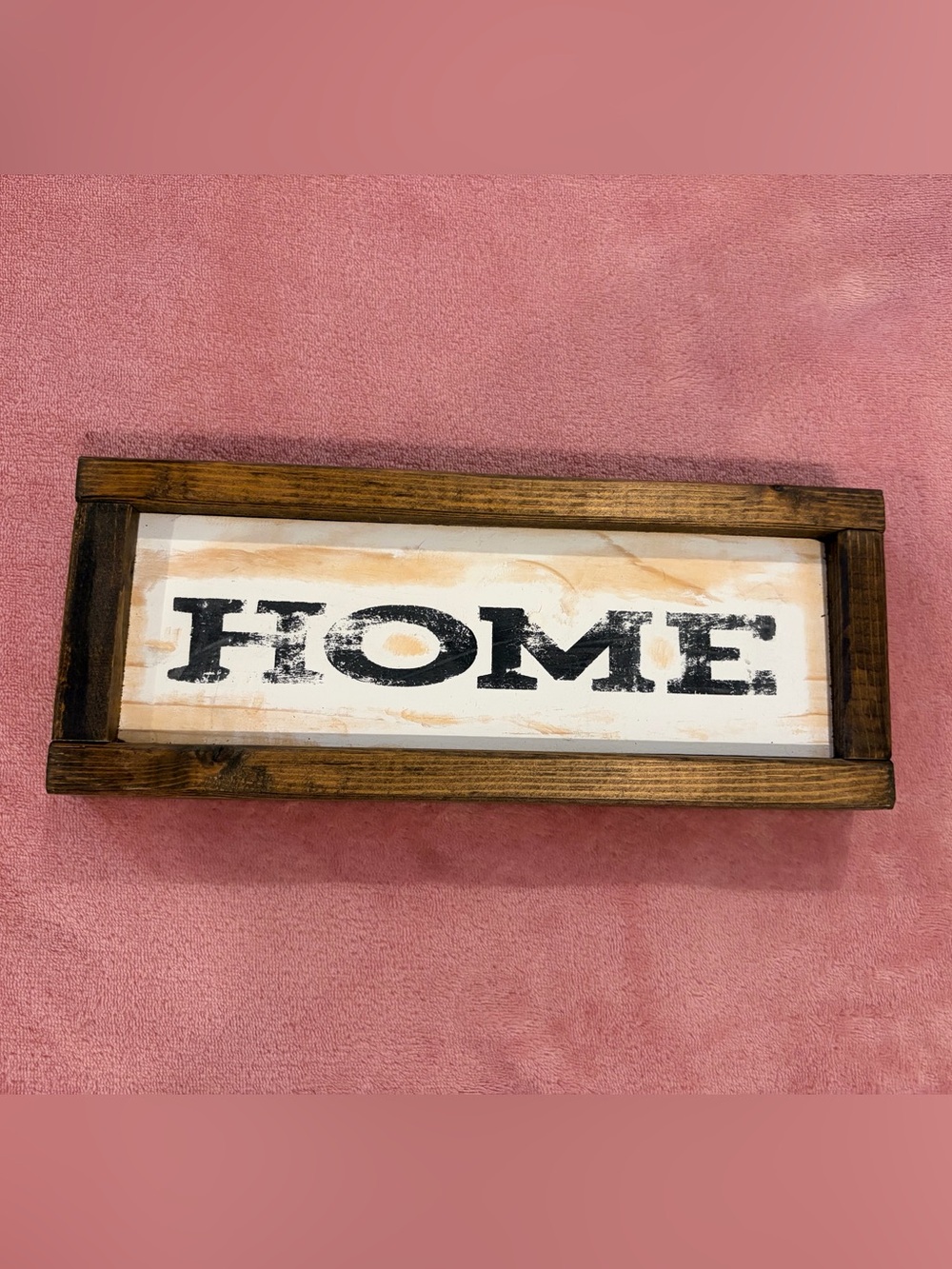 Decorative “Home” Sign